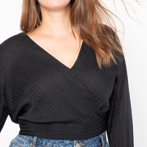 ELOQUII - Faux Wrap top NWT
